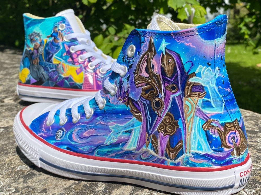 Converse custom League of legends côté gauche