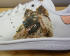 chaussures portrait chien