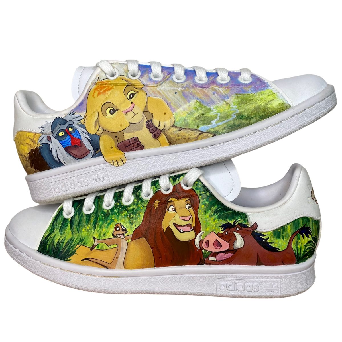 Custom le roi lion sur stan smith